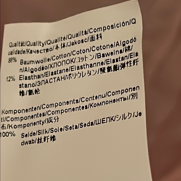 Boss Pink Top with Front Pleats, Three-Quarter Sleeves and Scoop Neck, size L - Picture 7 of 9